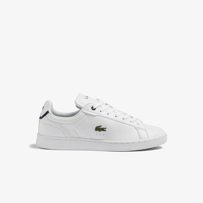 DEPORTIVO MENS LACOSTE CARNABY PRO BL LEATHER TONAL SNEAKERS WHITE/NAVY