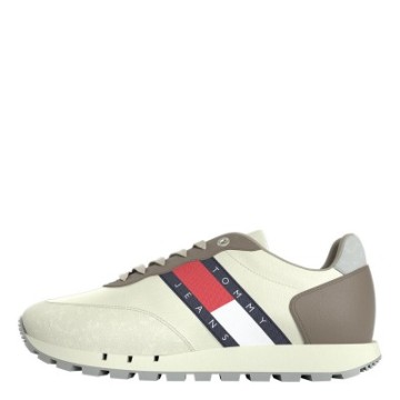 DEPORTIVO TOMMY JEANS LEATHER RUNNER IVORY