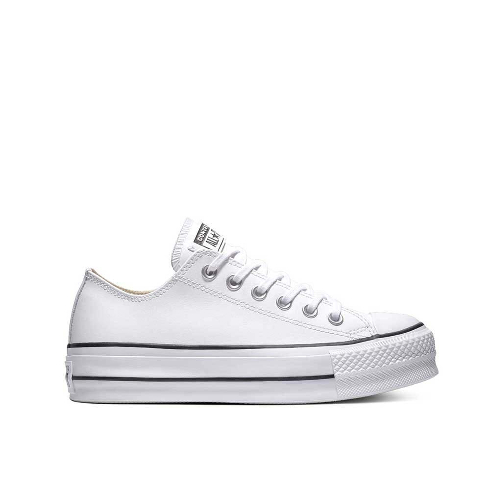 ZAPATO Chuck Taylor All Star Lift Clean Leather Low Top White