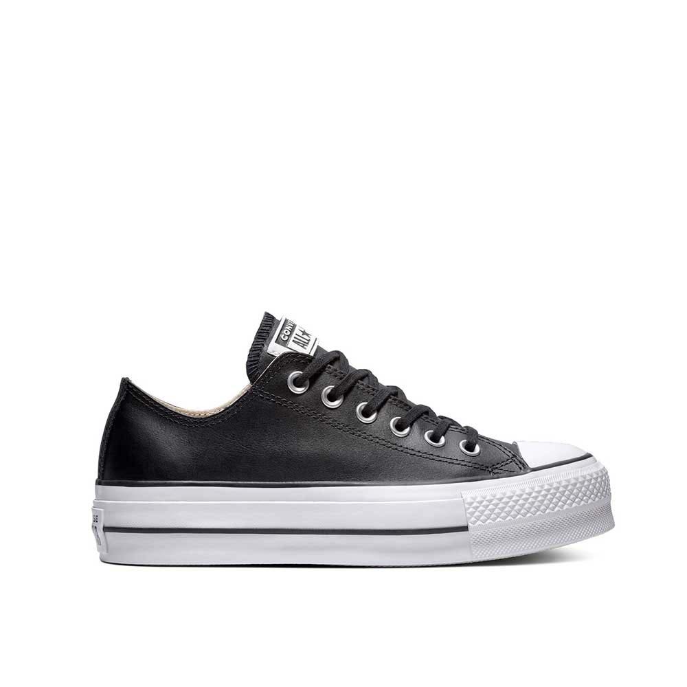 ZAPATO Chuck Taylor All Star Lift Clean Leather Low Top Black