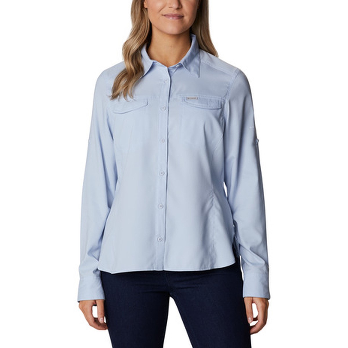 CAMISA MANGA LARGA Silver Ridge Lite Long Sleeve Shirt Omni-Wick Ripstop 100% polyester FADED SKY