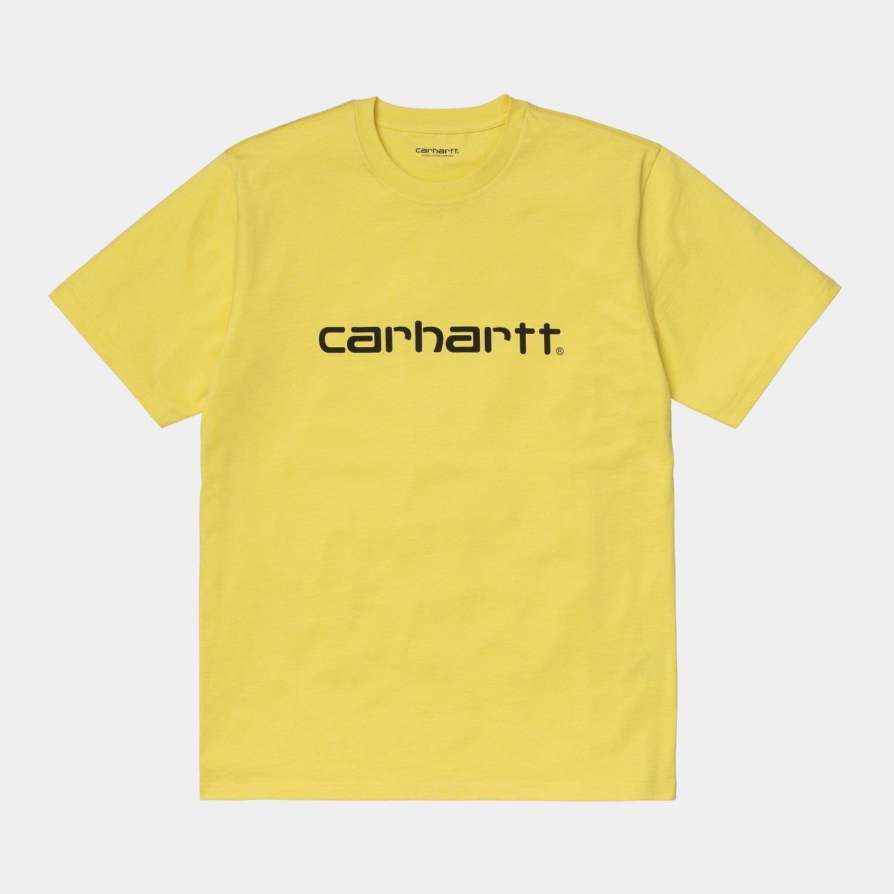 CAMISETA MANGA CORTA S/S Script T-Shirt 100% Cotton Single Jersey, 190 g/sqm Limoncello